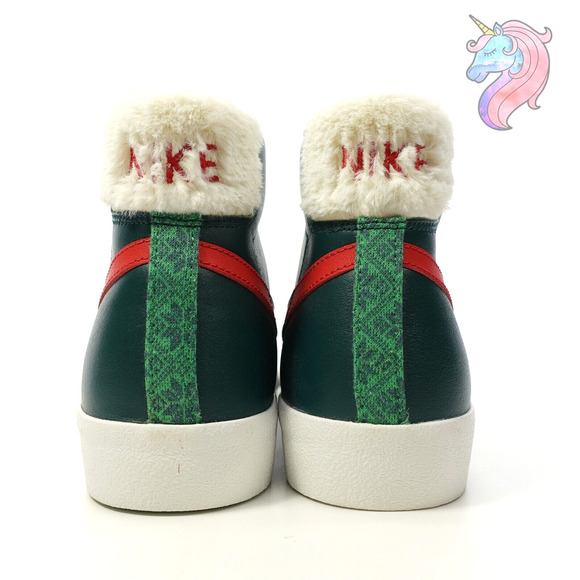 Nike Blazer Mid 77 Vintage Nordic Christmas Mens Size 9 DC1619-300 Womens 10.5 - Picture 8 of 12